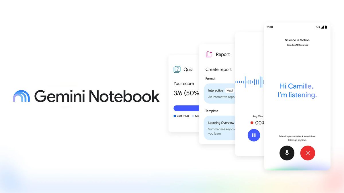 Gemini Notebook (NotebookLM) suma una de las funciones más útiles para estudiar